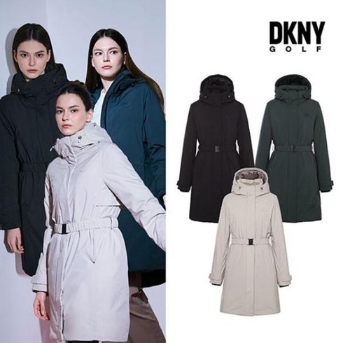 놓치면 후회할 DKNY GOLF 23FW 여성 인퀼팅 구스다운 코트 베스트상품